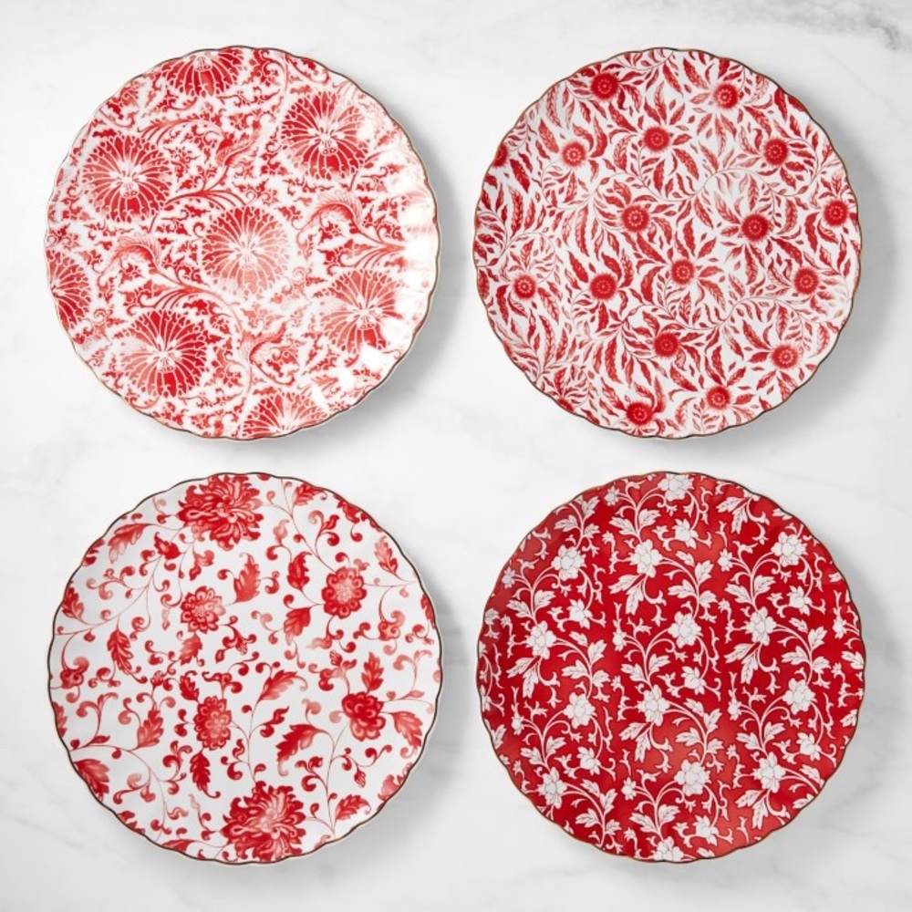 Marlo Thomas Dinner Plates, Set of 4